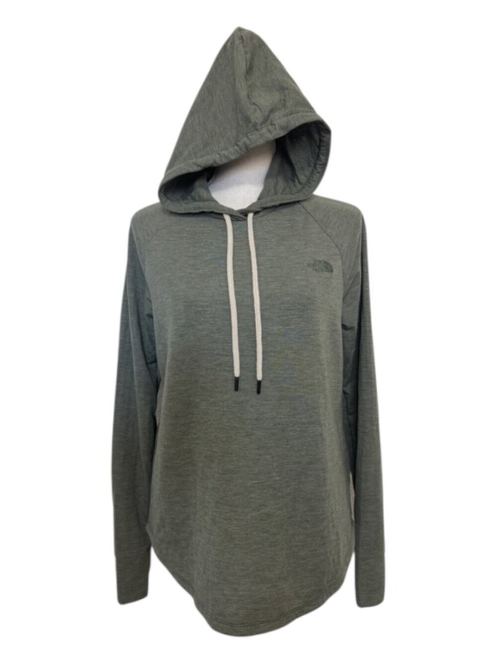 The North Face Westbrae Knit Hoodie Women's Size Medium Pullover Green *Like New